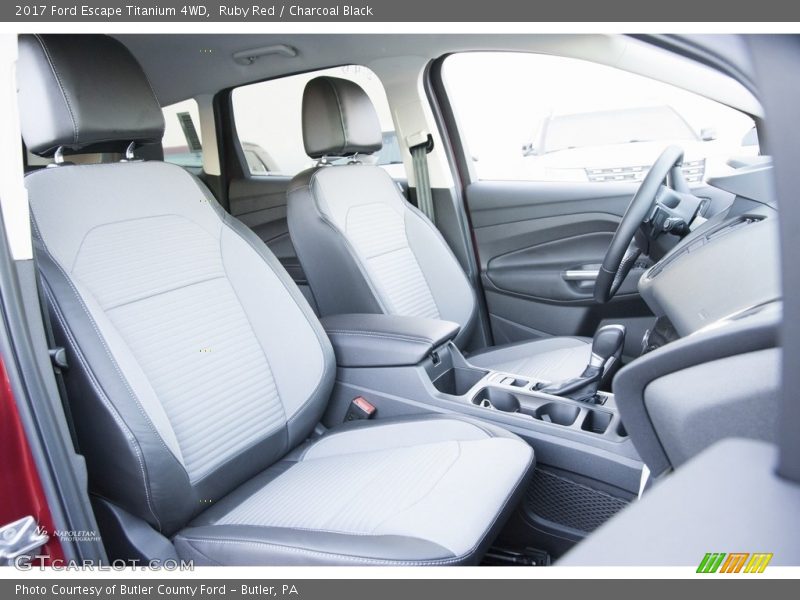Ruby Red / Charcoal Black 2017 Ford Escape Titanium 4WD