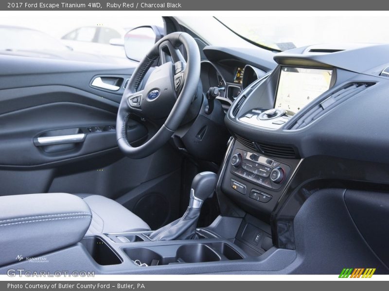 Ruby Red / Charcoal Black 2017 Ford Escape Titanium 4WD