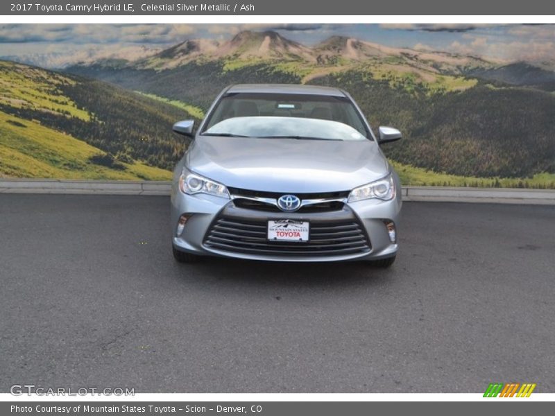 Celestial Silver Metallic / Ash 2017 Toyota Camry Hybrid LE