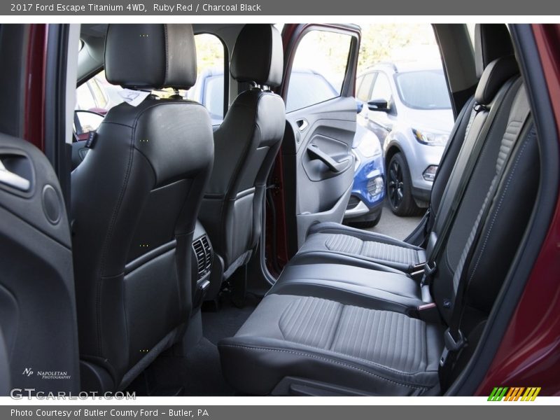 Ruby Red / Charcoal Black 2017 Ford Escape Titanium 4WD