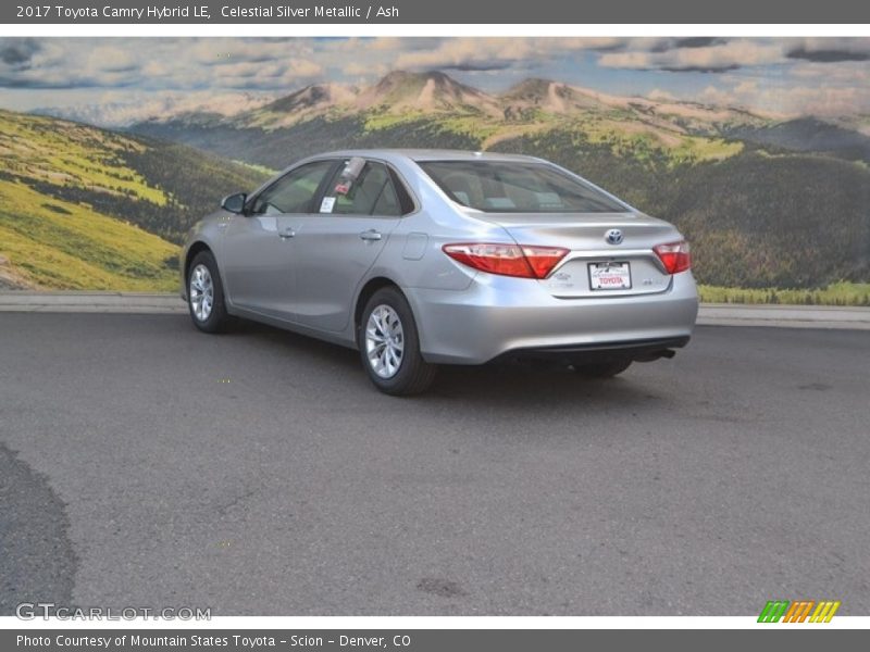 Celestial Silver Metallic / Ash 2017 Toyota Camry Hybrid LE
