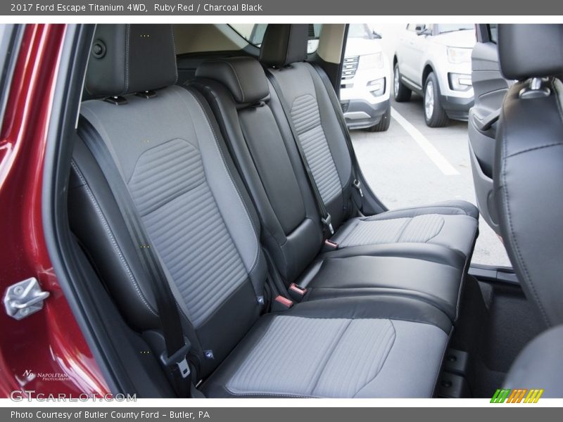 Ruby Red / Charcoal Black 2017 Ford Escape Titanium 4WD
