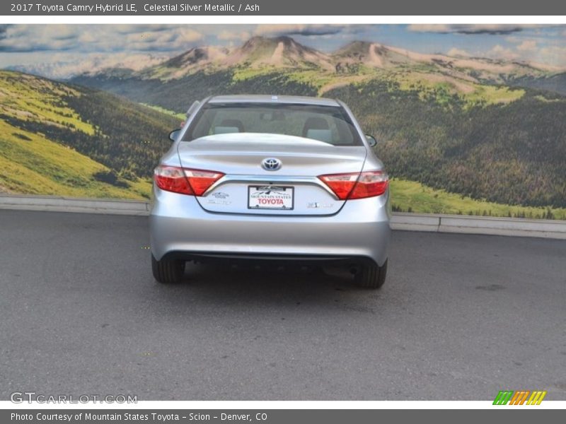 Celestial Silver Metallic / Ash 2017 Toyota Camry Hybrid LE