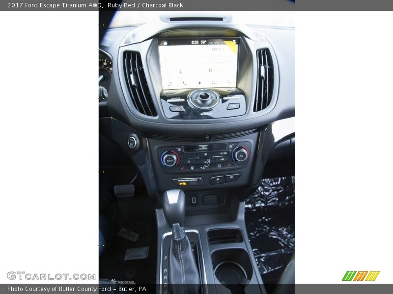 Ruby Red / Charcoal Black 2017 Ford Escape Titanium 4WD