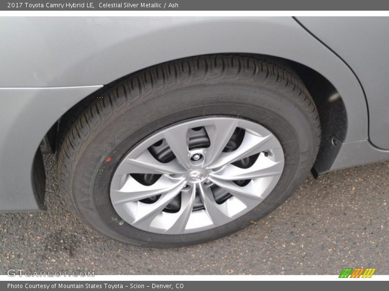 Celestial Silver Metallic / Ash 2017 Toyota Camry Hybrid LE