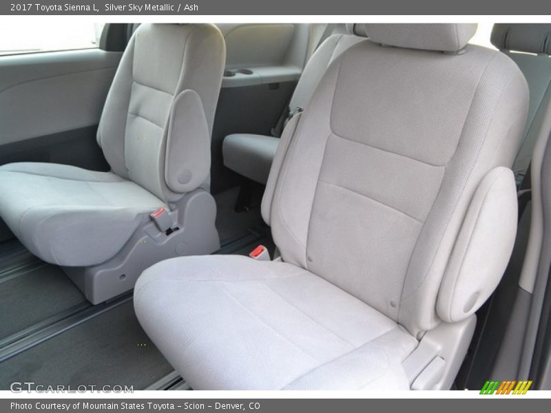 Rear Seat of 2017 Sienna L