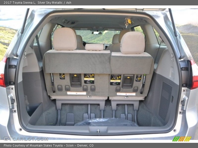  2017 Sienna L Trunk