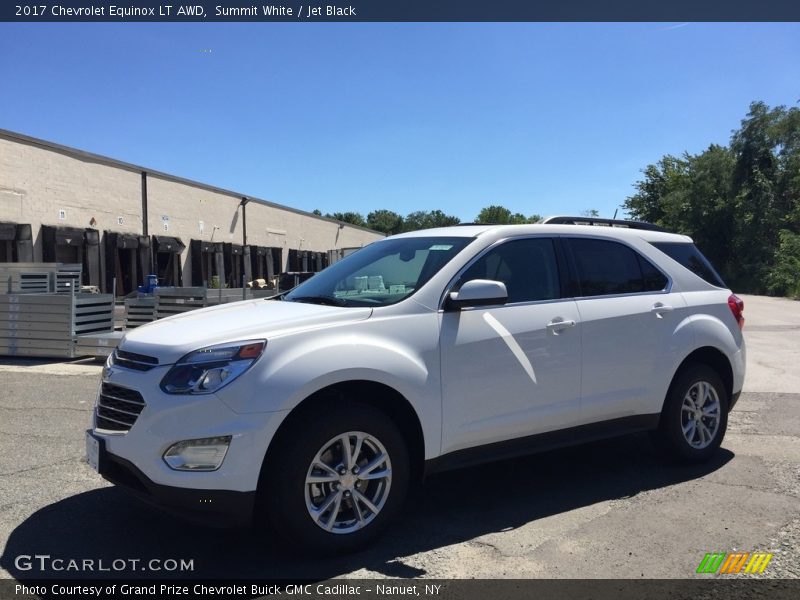 Summit White / Jet Black 2017 Chevrolet Equinox LT AWD