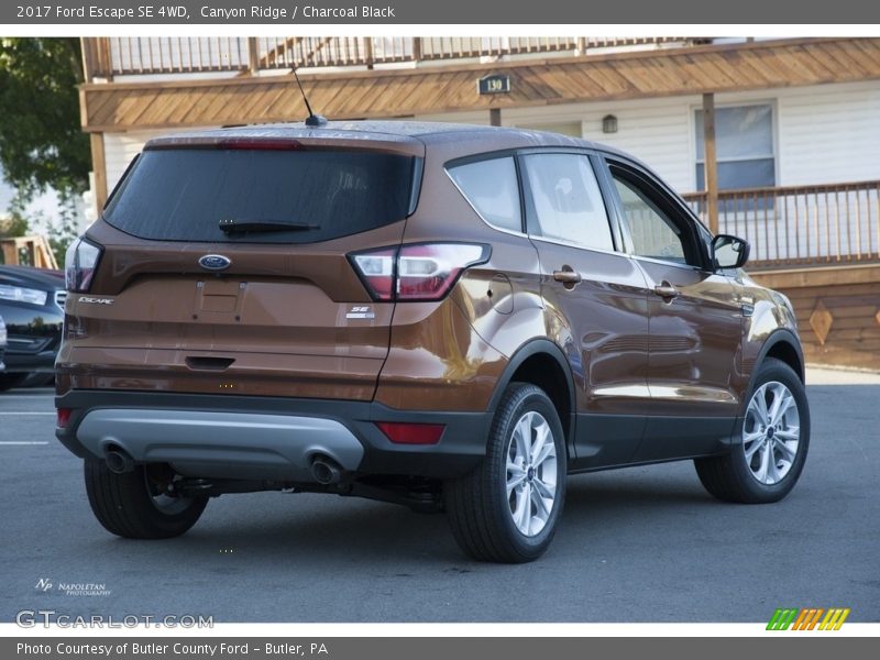 Canyon Ridge / Charcoal Black 2017 Ford Escape SE 4WD