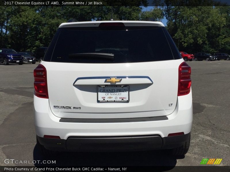 Summit White / Jet Black 2017 Chevrolet Equinox LT AWD