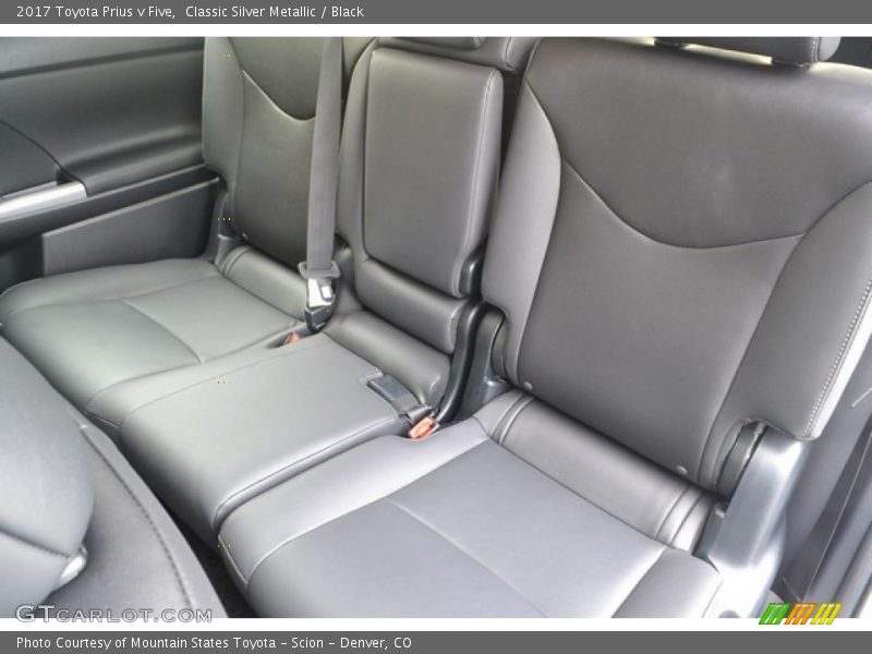 Rear Seat of 2017 Prius v Five