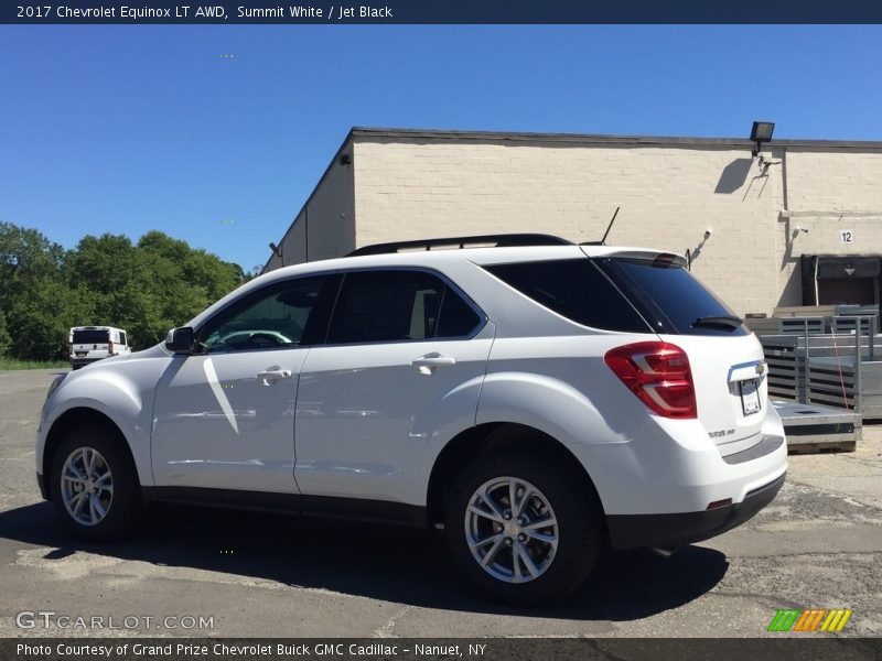 Summit White / Jet Black 2017 Chevrolet Equinox LT AWD
