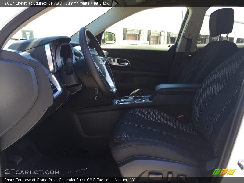 Summit White / Jet Black 2017 Chevrolet Equinox LT AWD