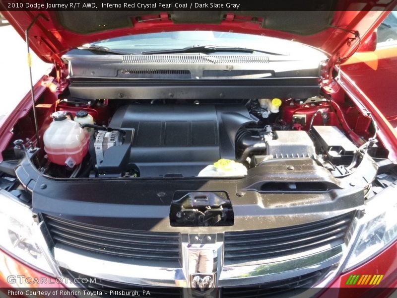 Inferno Red Crystal Pearl Coat / Dark Slate Gray 2010 Dodge Journey R/T AWD