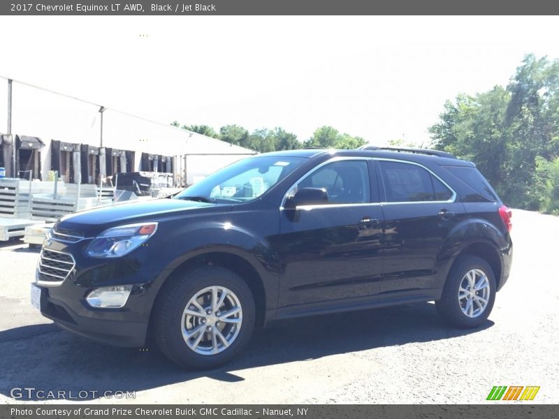 Black / Jet Black 2017 Chevrolet Equinox LT AWD