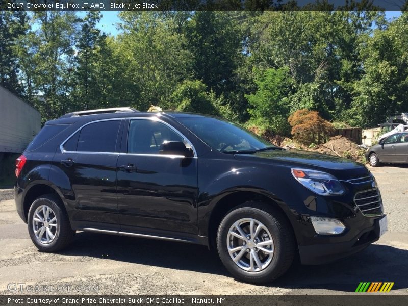 Black / Jet Black 2017 Chevrolet Equinox LT AWD