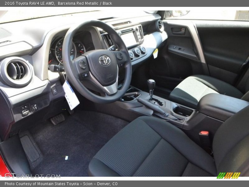 Barcelona Red Metallic / Black 2016 Toyota RAV4 LE AWD