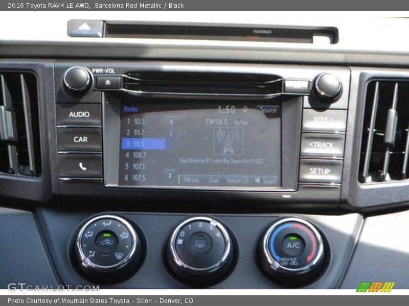 Barcelona Red Metallic / Black 2016 Toyota RAV4 LE AWD