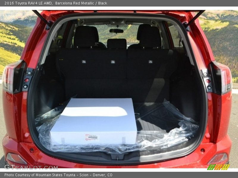 Barcelona Red Metallic / Black 2016 Toyota RAV4 LE AWD