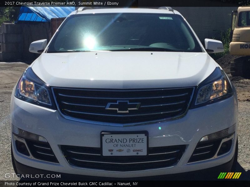 Summit White / Ebony 2017 Chevrolet Traverse Premier AWD
