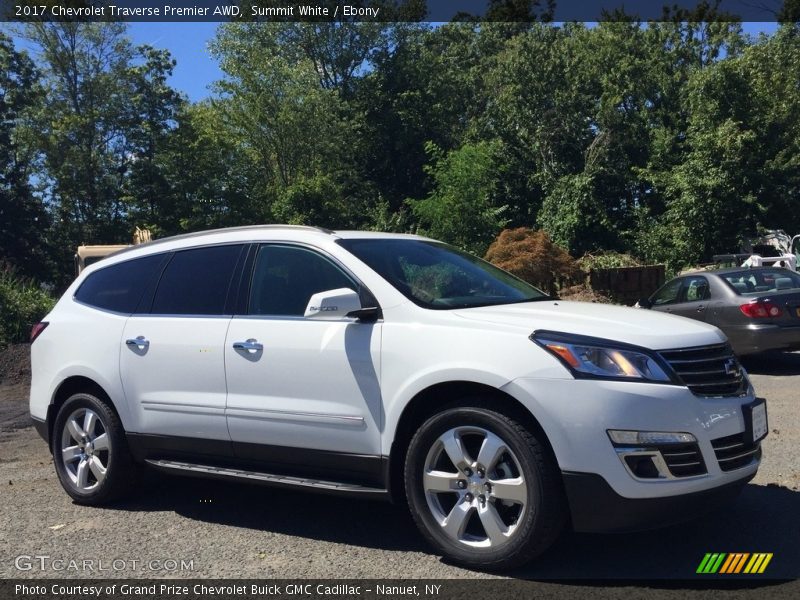 Summit White / Ebony 2017 Chevrolet Traverse Premier AWD