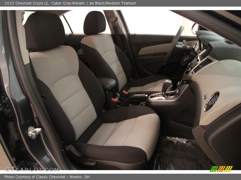 Cyber Gray Metallic / Jet Black/Medium Titanium 2013 Chevrolet Cruze LS