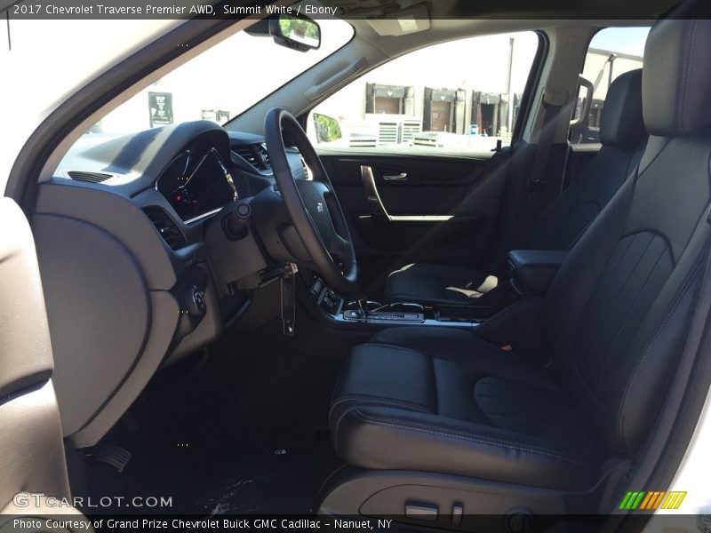 Summit White / Ebony 2017 Chevrolet Traverse Premier AWD