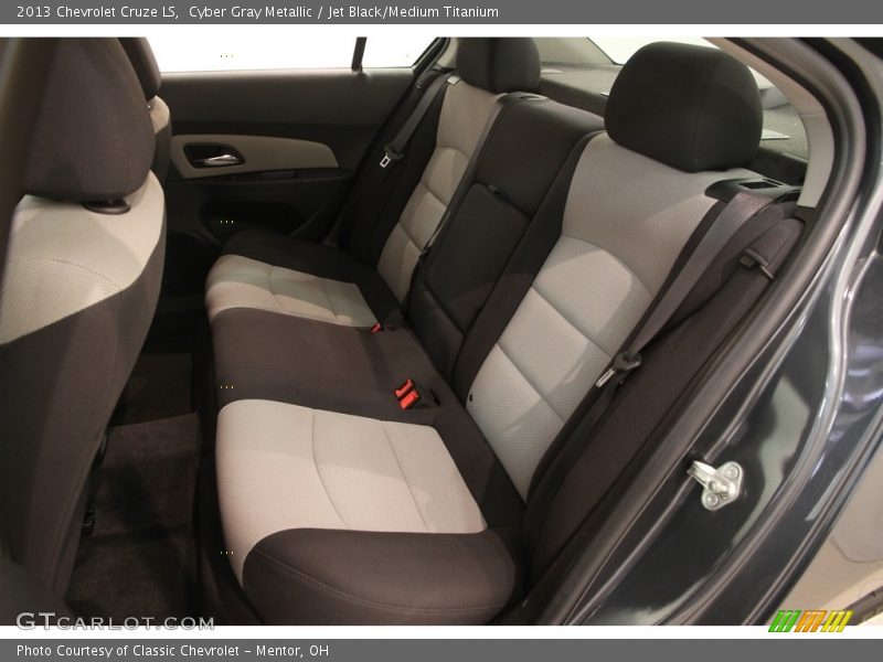 Cyber Gray Metallic / Jet Black/Medium Titanium 2013 Chevrolet Cruze LS