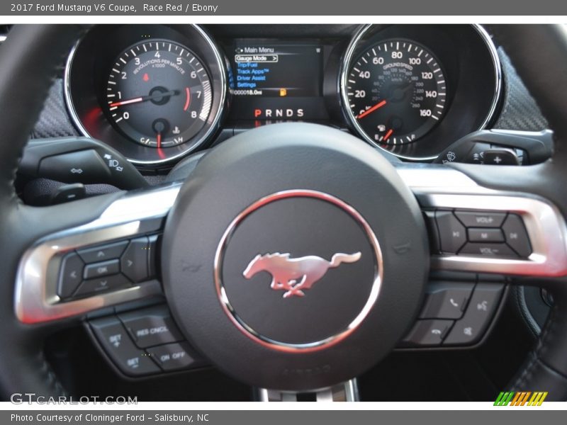 Race Red / Ebony 2017 Ford Mustang V6 Coupe
