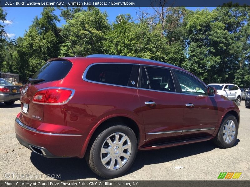 Crimson Red Tintcoat / Ebony/Ebony 2017 Buick Enclave Leather AWD