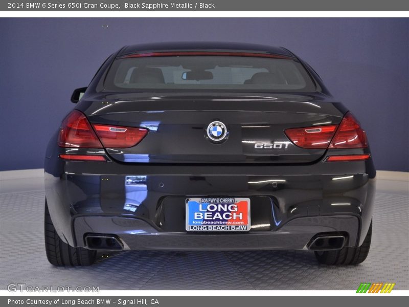Black Sapphire Metallic / Black 2014 BMW 6 Series 650i Gran Coupe