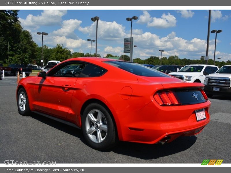 Race Red / Ebony 2017 Ford Mustang V6 Coupe