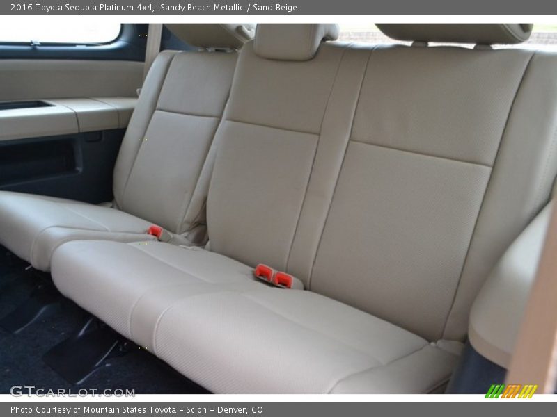 Sandy Beach Metallic / Sand Beige 2016 Toyota Sequoia Platinum 4x4