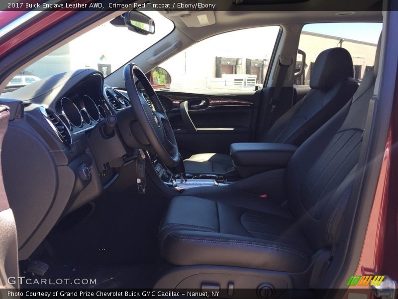 Crimson Red Tintcoat / Ebony/Ebony 2017 Buick Enclave Leather AWD