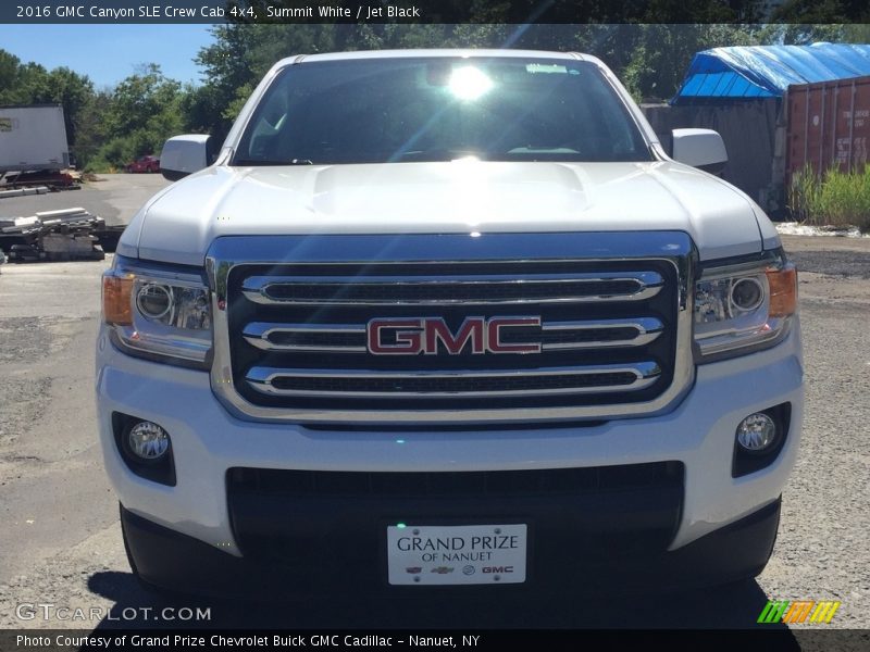 Summit White / Jet Black 2016 GMC Canyon SLE Crew Cab 4x4