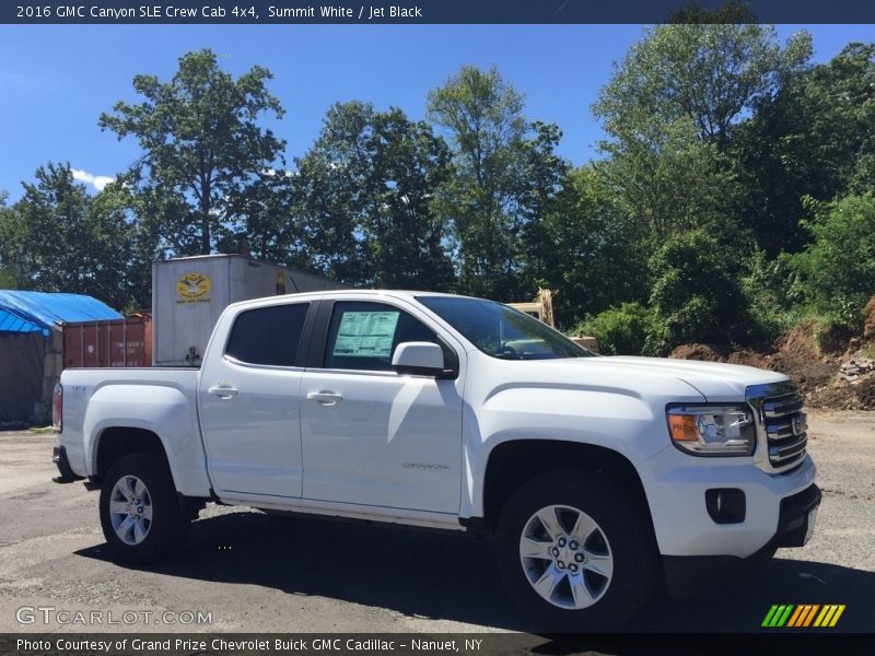 Summit White / Jet Black 2016 GMC Canyon SLE Crew Cab 4x4