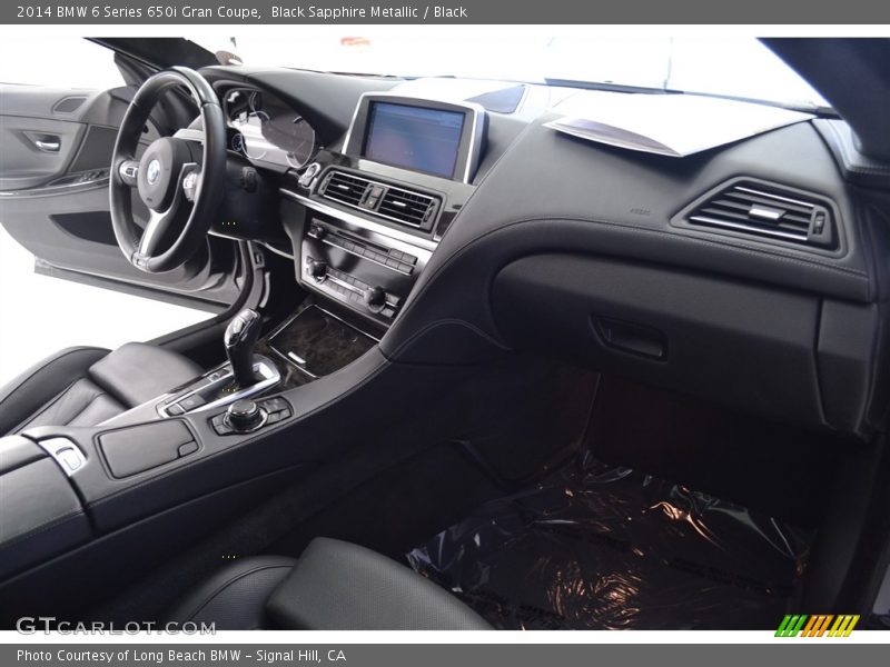 Black Sapphire Metallic / Black 2014 BMW 6 Series 650i Gran Coupe