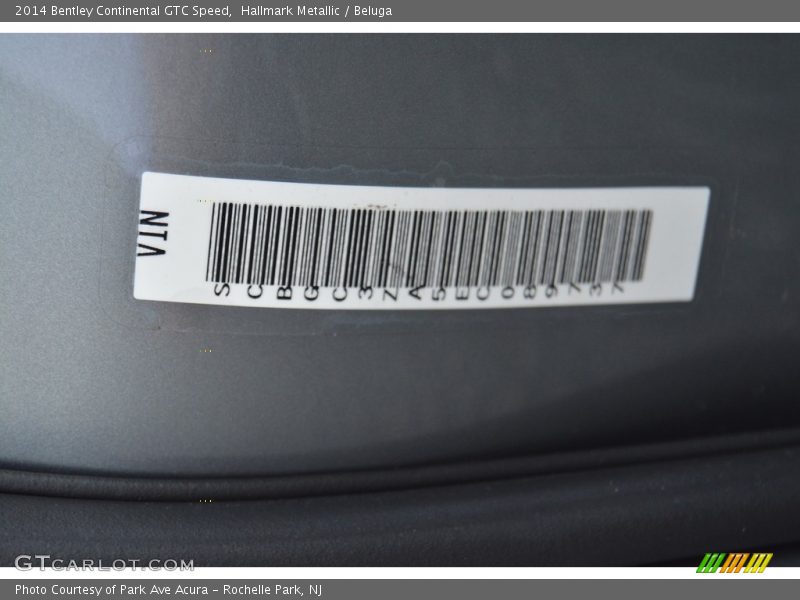 Hallmark Metallic / Beluga 2014 Bentley Continental GTC Speed