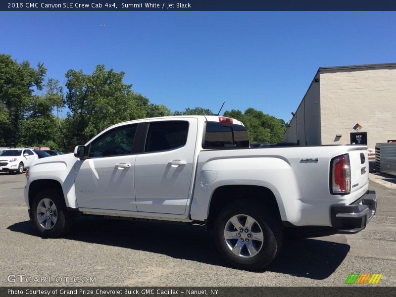 Summit White / Jet Black 2016 GMC Canyon SLE Crew Cab 4x4