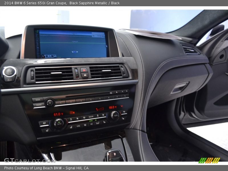 Black Sapphire Metallic / Black 2014 BMW 6 Series 650i Gran Coupe