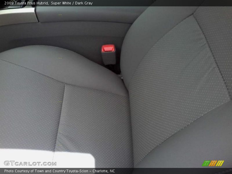 Super White / Dark Gray 2009 Toyota Prius Hybrid