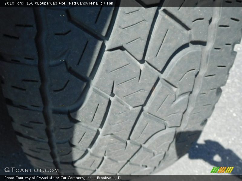 Red Candy Metallic / Tan 2010 Ford F150 XL SuperCab 4x4