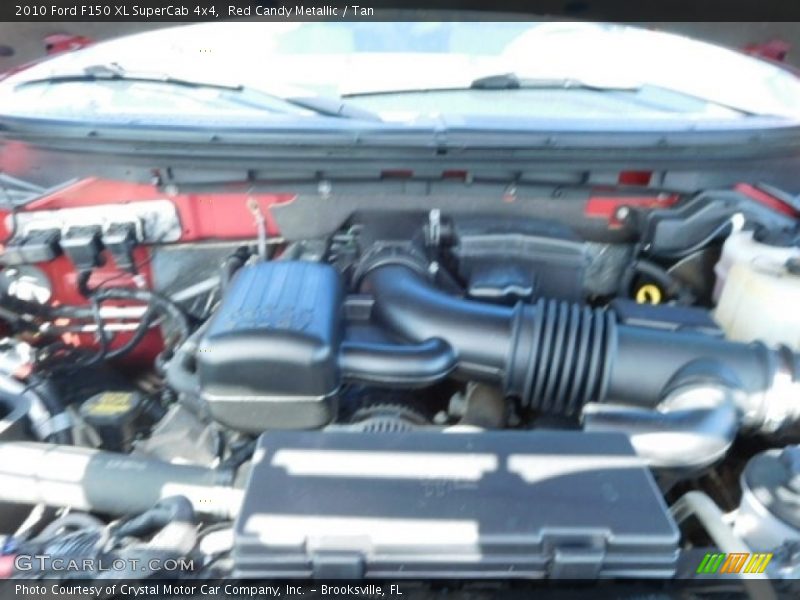 Red Candy Metallic / Tan 2010 Ford F150 XL SuperCab 4x4
