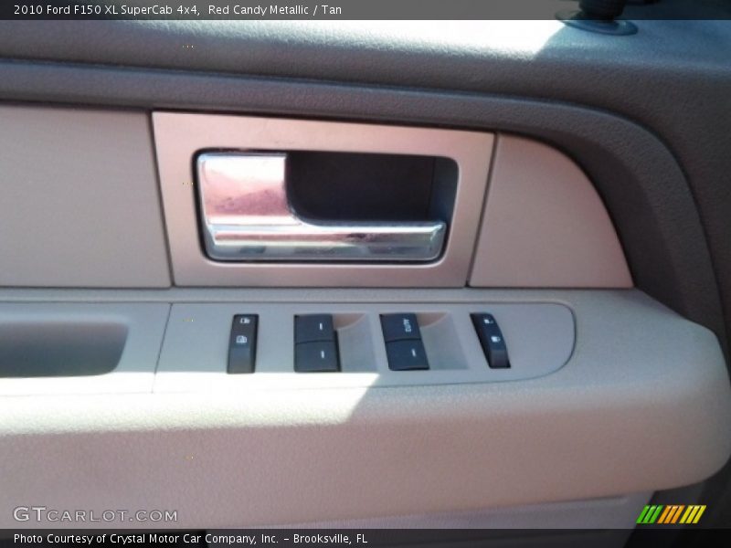 Red Candy Metallic / Tan 2010 Ford F150 XL SuperCab 4x4