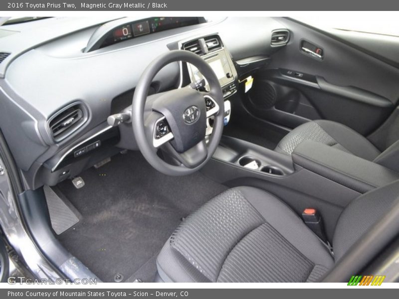 Magnetic Gray Metallic / Black 2016 Toyota Prius Two
