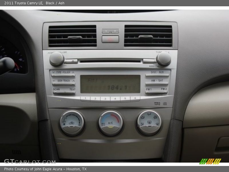 Black / Ash 2011 Toyota Camry LE