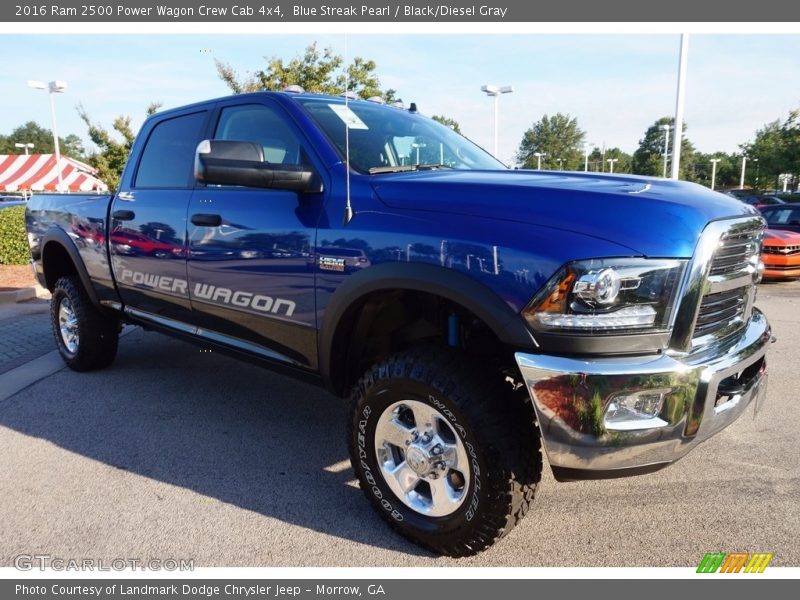 Blue Streak Pearl / Black/Diesel Gray 2016 Ram 2500 Power Wagon Crew Cab 4x4