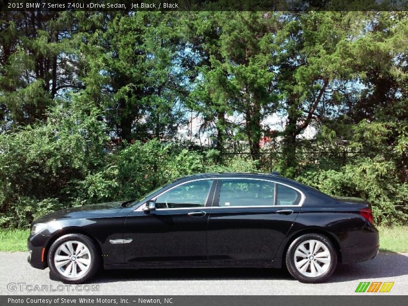 Jet Black / Black 2015 BMW 7 Series 740Li xDrive Sedan