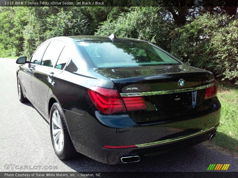 Jet Black / Black 2015 BMW 7 Series 740Li xDrive Sedan