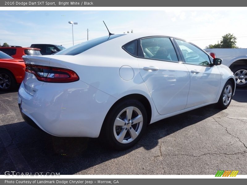 Bright White / Black 2016 Dodge Dart SXT Sport